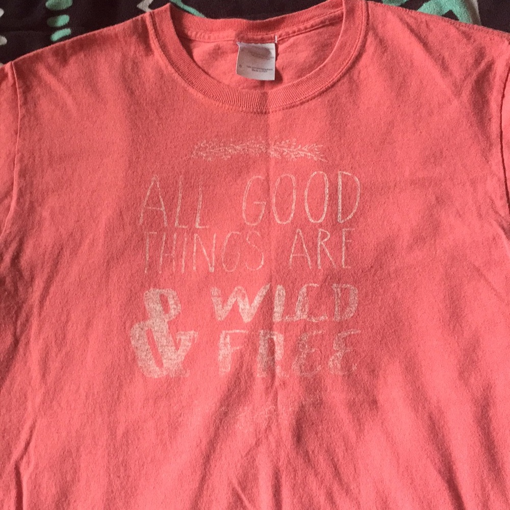 Coral shirt